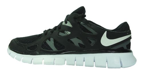 Tênis Nike Free Run 2 Preto Prata e Branco